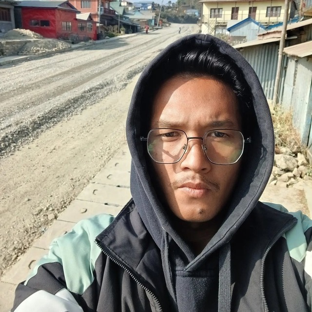 Portrait of Pukar Magar Hi-Link Computer customer in Dharan